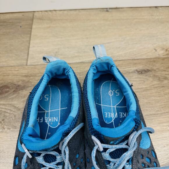 Nike Free Run Blue And Gray Trail Running Shoes Women’s Size 7.5 - Picture 10 of 10